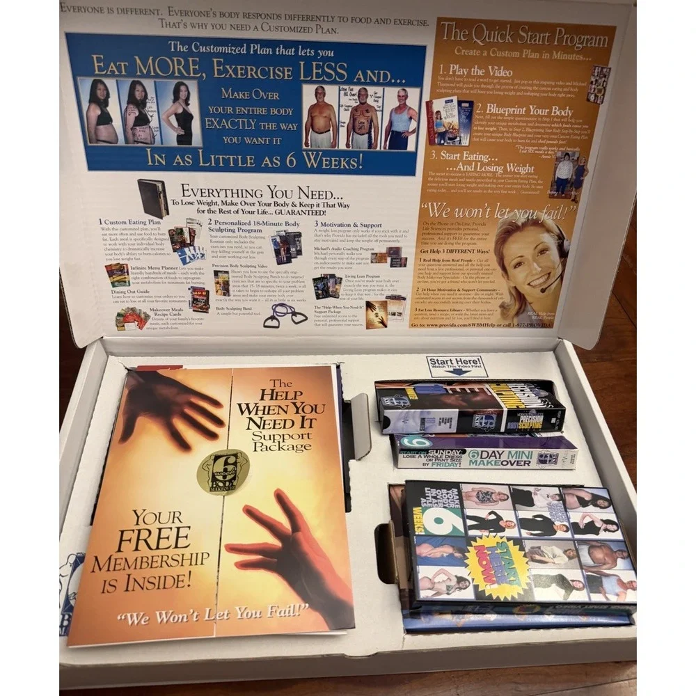 Michael Thurmond's 6 Week Body Makeover Kit Provida Life Sciences New Box Set